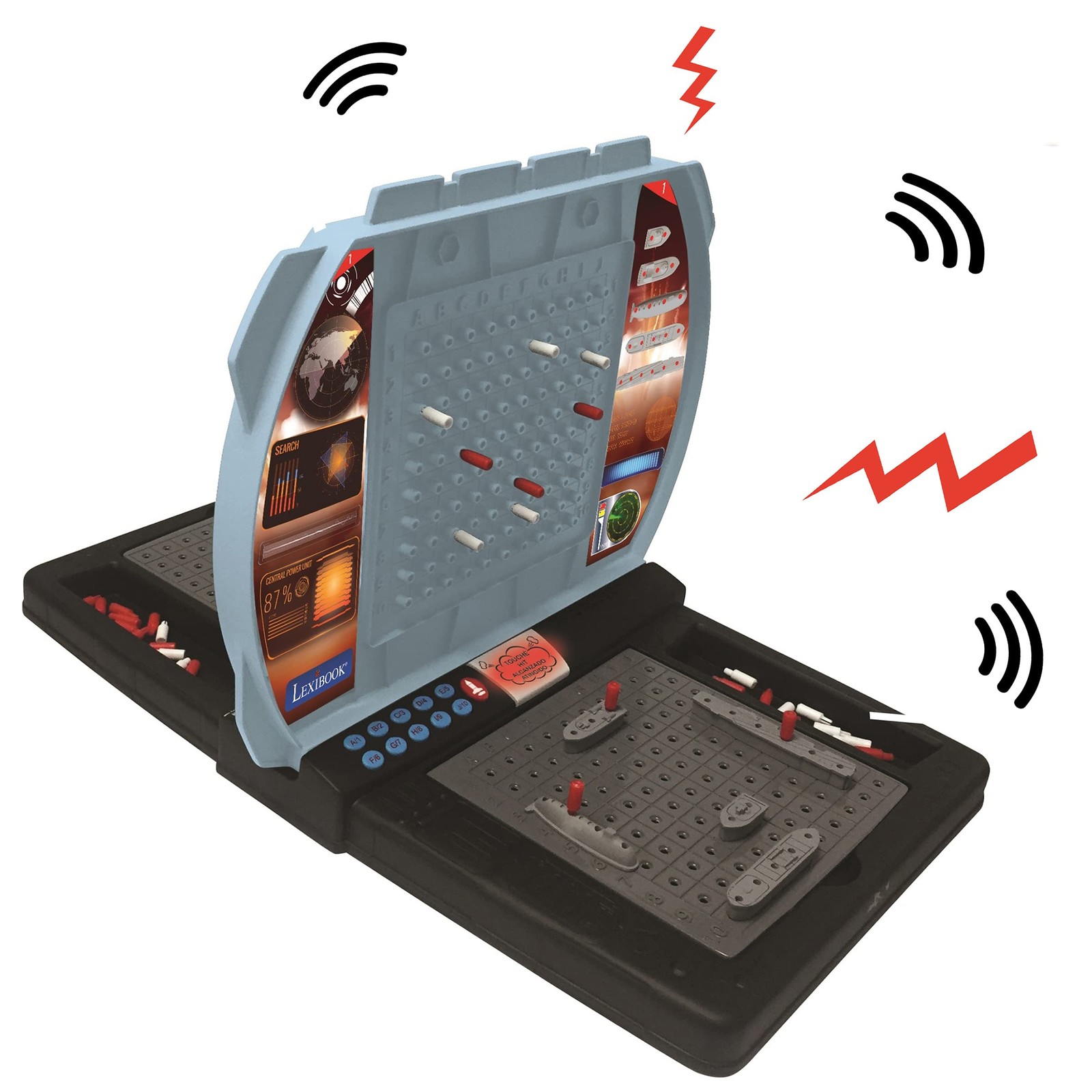 Talking Sea Battle (French, English, Spanish, Portuguese), Electronic Board G…
