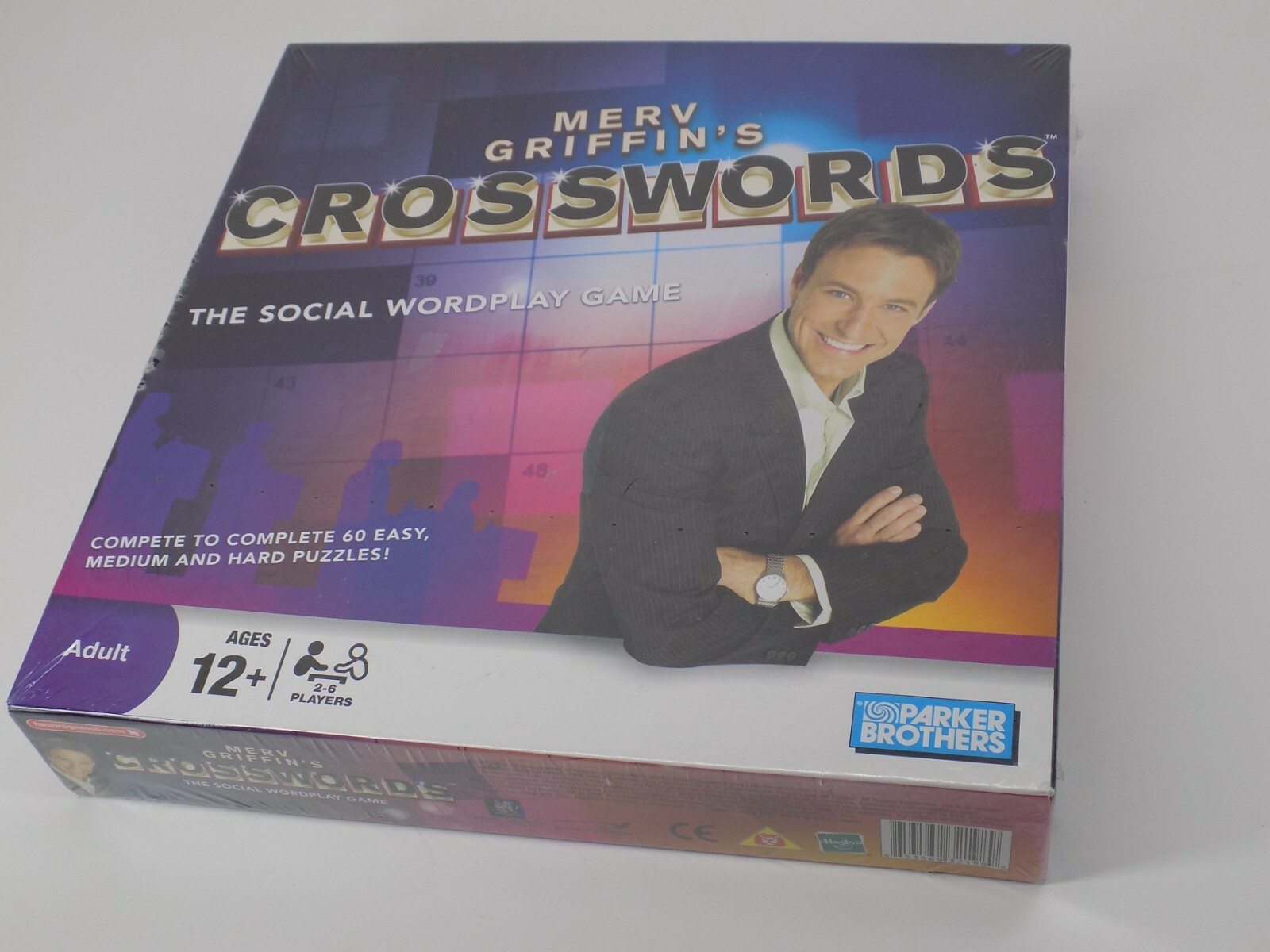Merv Griffin’s CROSSWORDS Social Wordplay Game -2008 Hasbro Parker Brothers Game