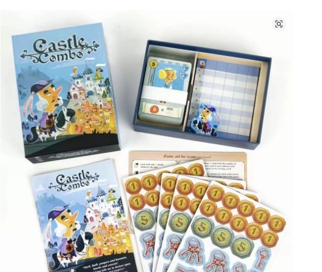 Castle Strategy Board Game English Party Family Table Card Game