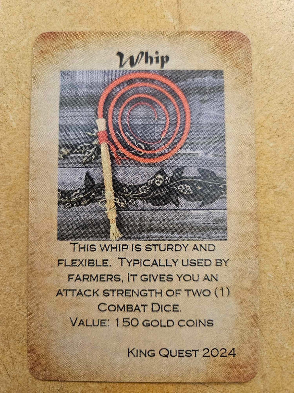 Custom HeroQuest Compatible Equipment Cards (16) – Fan-Made Replacements – New