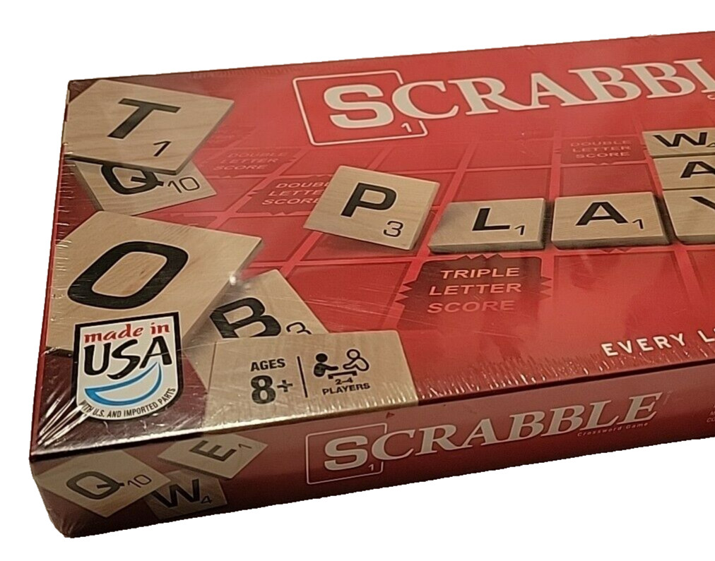 Classic Hasbro Scrabble Game A8166 New Factory Sealed NIB