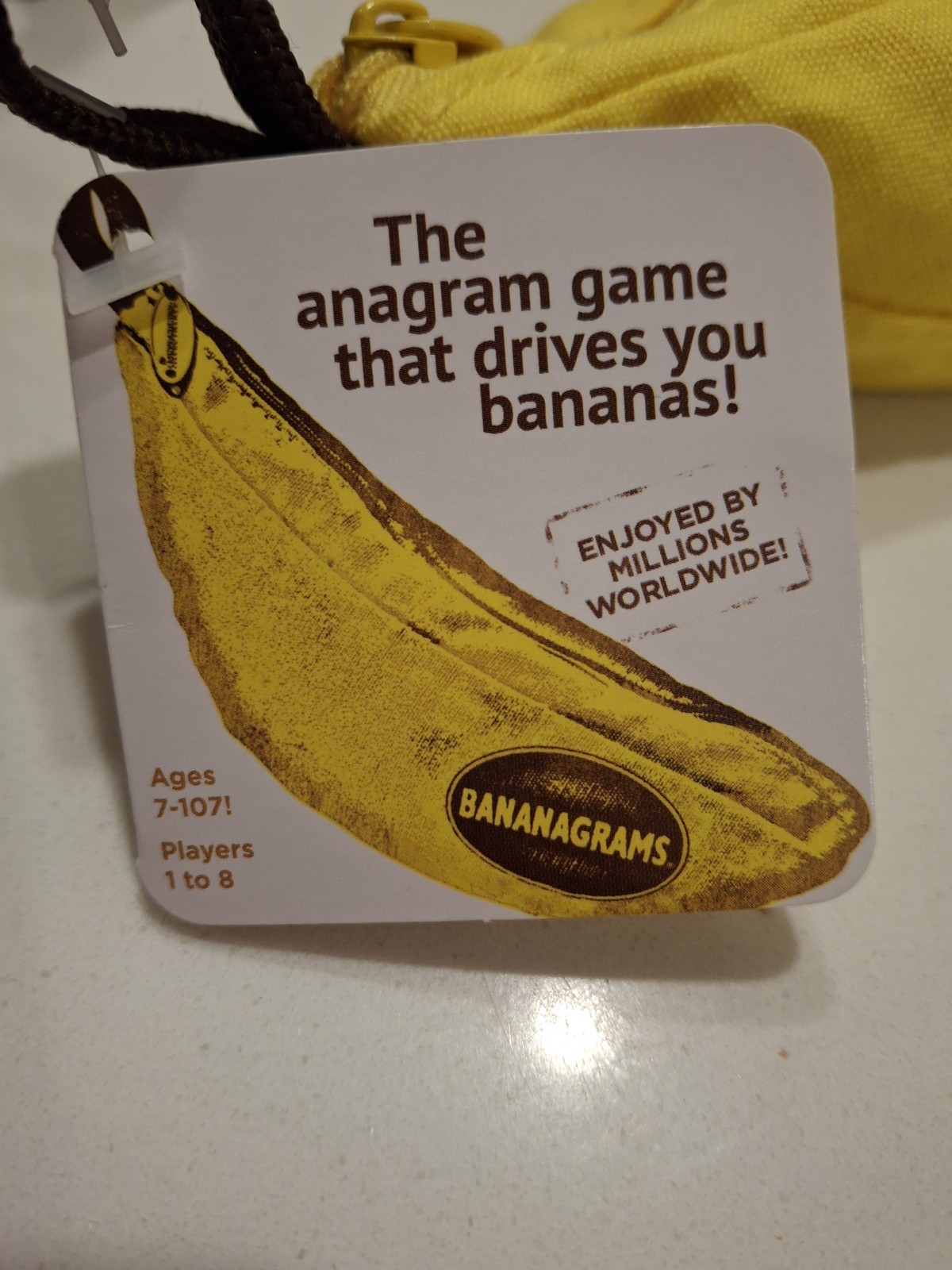 Bananagrams Anagram Word Travel Game Complete Set 144 Tiles 1+ Players BAN001