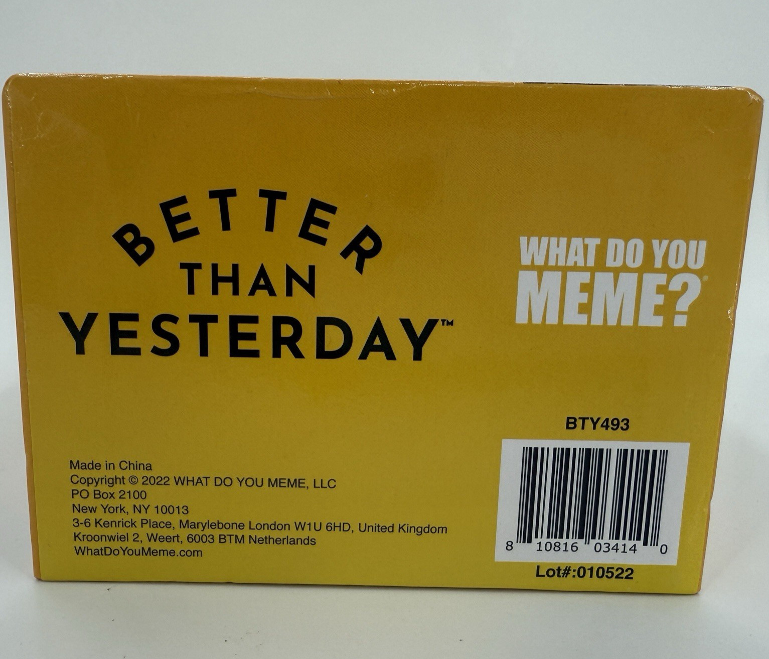 Better Than Yesterday 365 Daily Challenges Life Fulfilling Game Adventure NEW