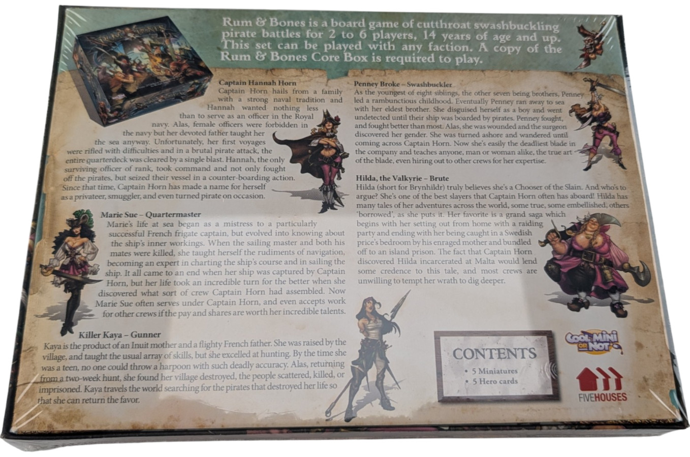 Rum & Bones Luck Goddesses RB-KS003 Kickstarter Exclusive Sealed CMON