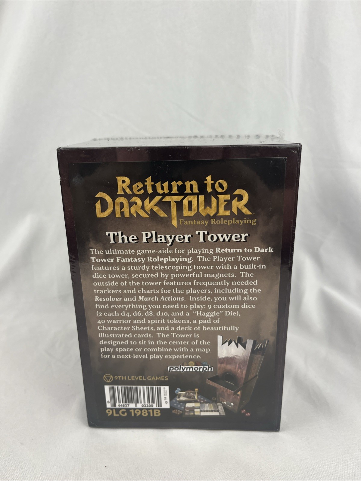 Return to Dark Tower 9th Level Games Player Tower Board Game Accessory
