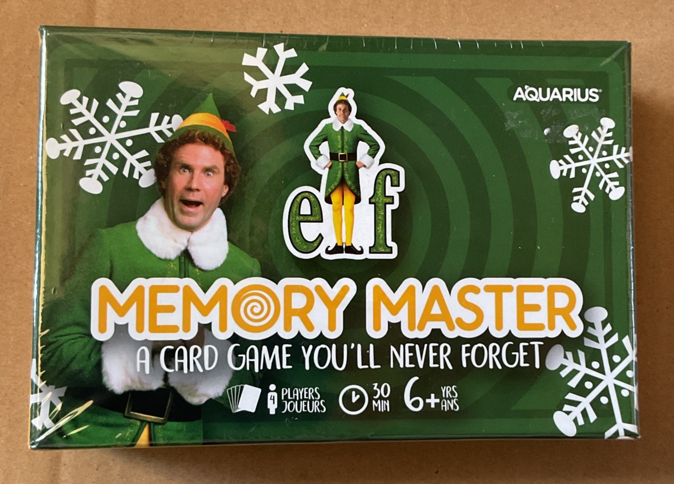 Elf Memory Master Card Game, Multi player, New Sealed