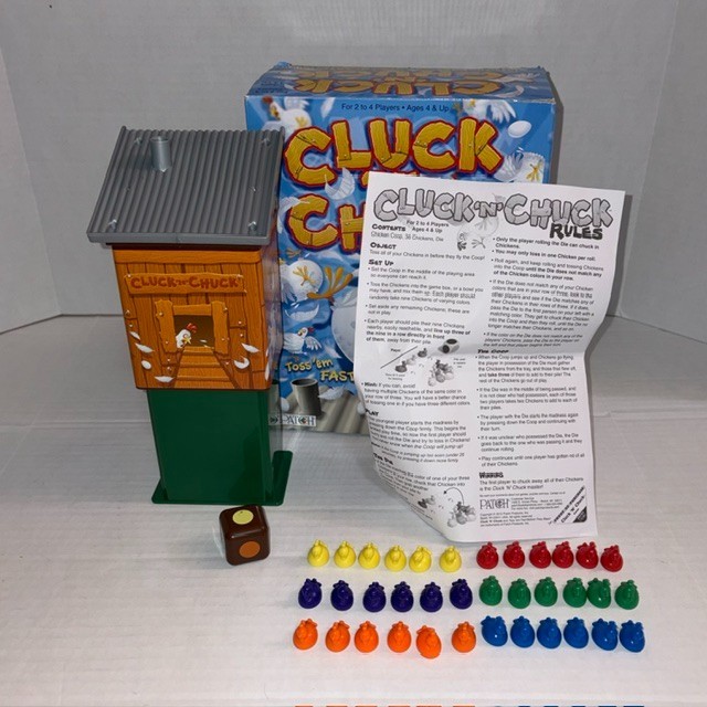 Cluck n Chuck Game Patch Products 2012 Chicks Go Boom Chickens Farm Complete