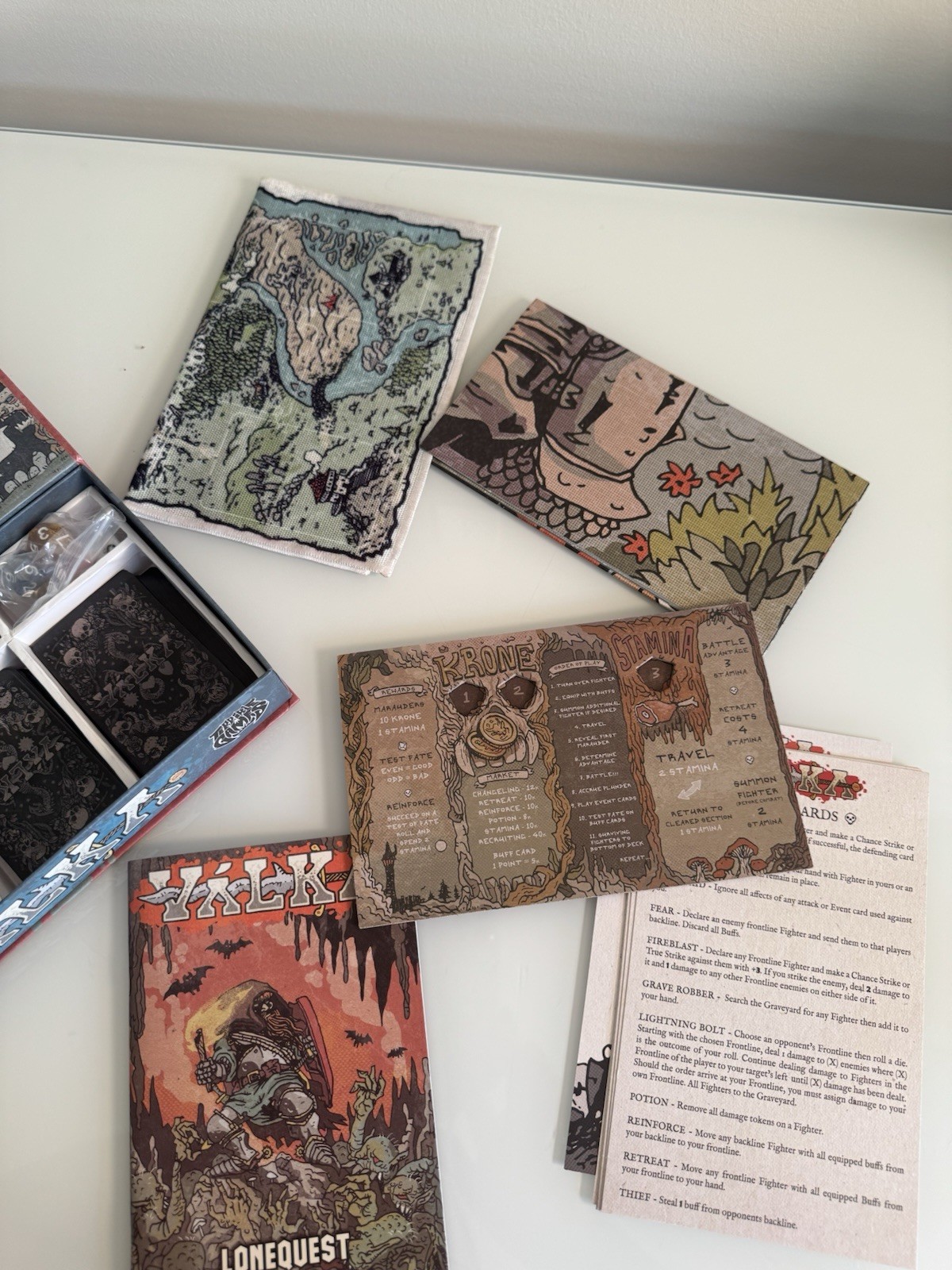 Valka Board Game Kickstarter Edition By Terrible Games Complete EXC