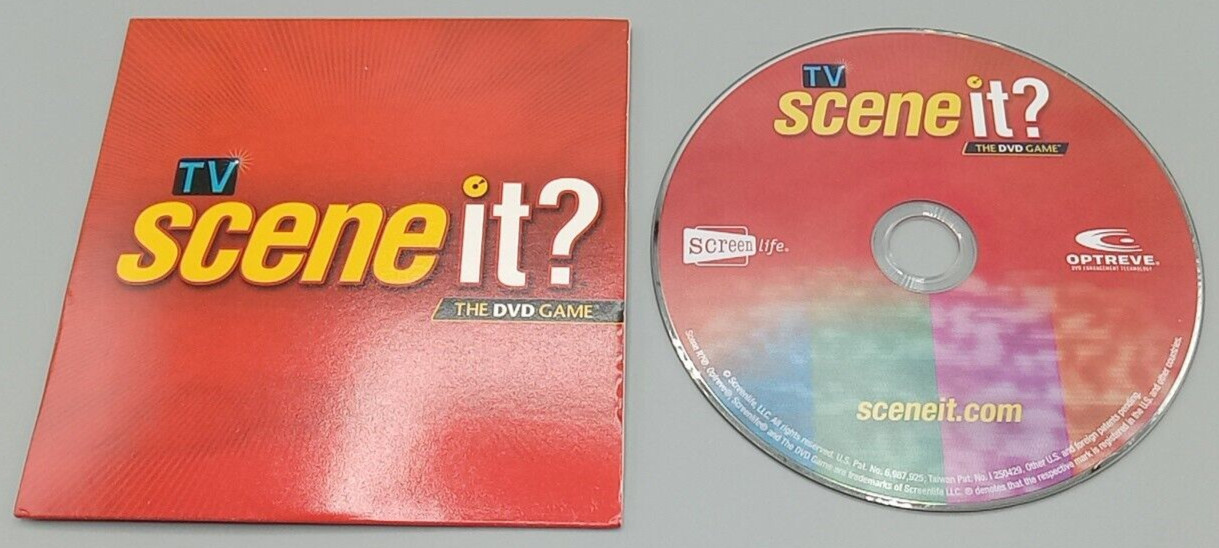 2006 Scene It? TV Trivia DVD Game by Screenlife – Complete in Collector Tin Box