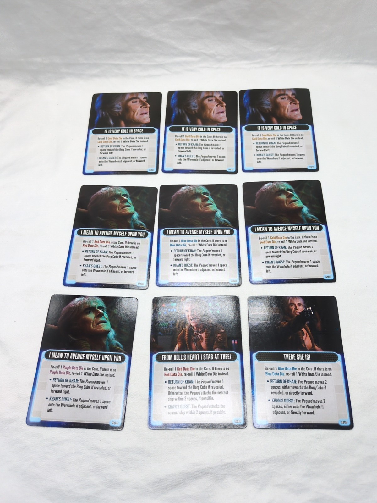 *Heavily Incomplete* Star Wars Frontiers The Return Of Khan Cards + Tokens