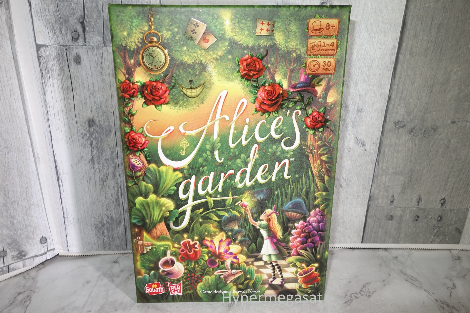 Alice’s Garden Strategy Game Easy Learn Tile Placement 1-4 Players 8+, Goliath