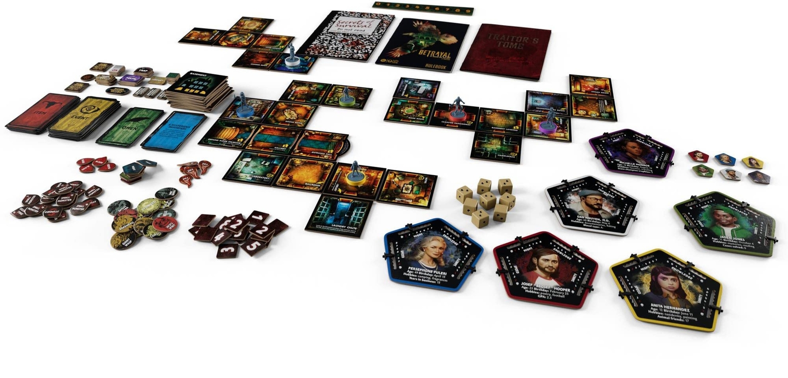 Avalon Hill Hasbro Gaming Betrayal at The House on The Hill 3rd Edition Coope…