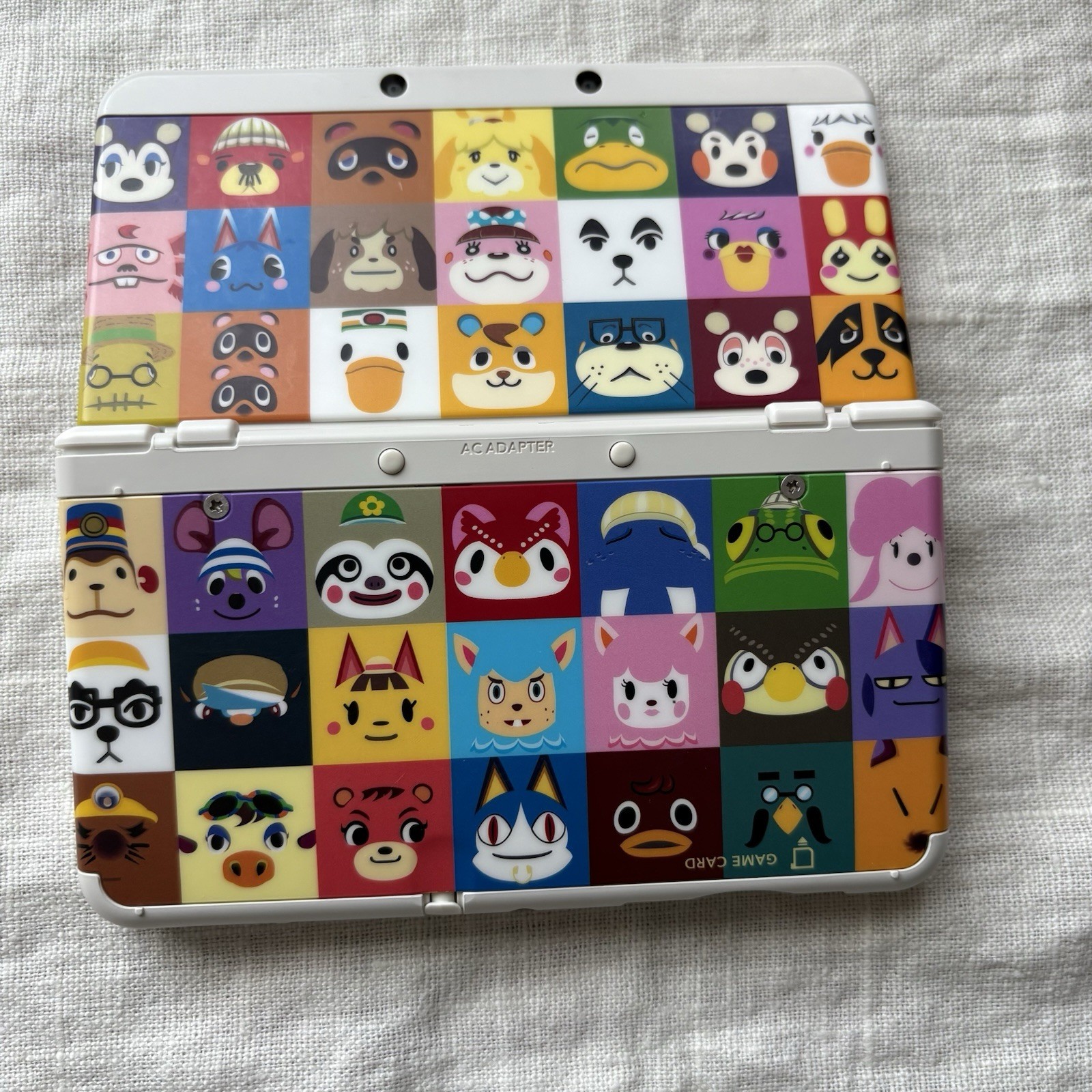 Nintendo new 3DS Animal Crossing Kisekae Plate touch pen 4GB SD card USB Ued JP