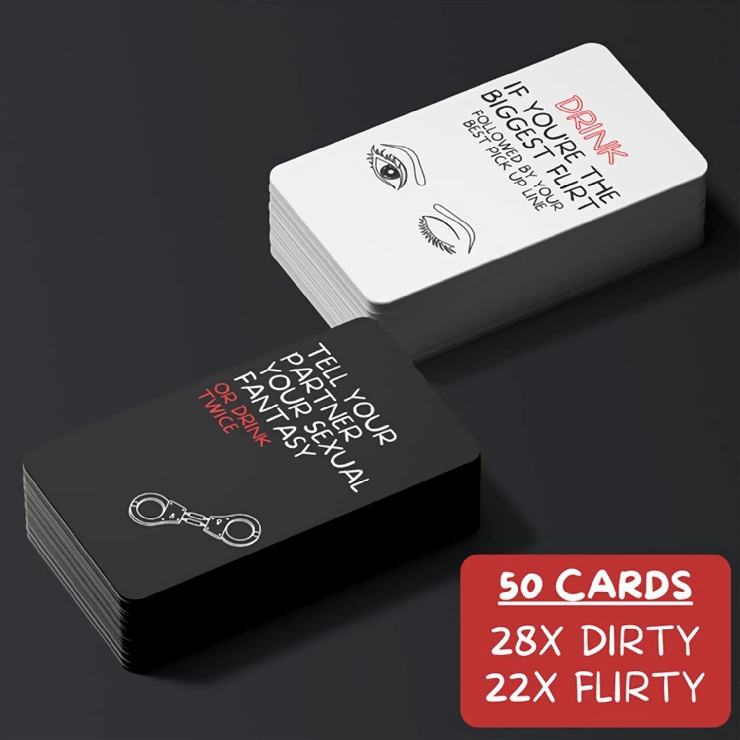 Excited and Exhausted Card Game Couple Erotic Drinking Games