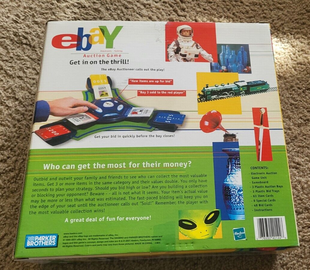 EBAY Electronic Talking Auction Game Ages 10 to Adult 3 to 4 players