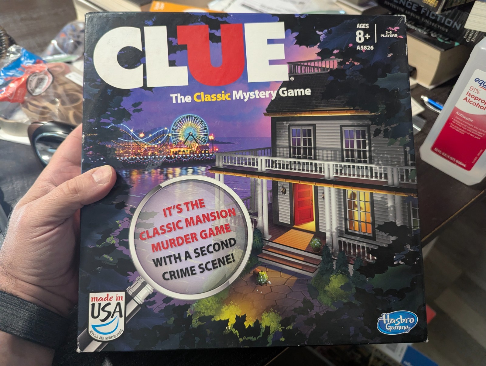 CLUE CLASSIC MYSTERY Board Game 100% COMPLETE 2013 CCMG1A