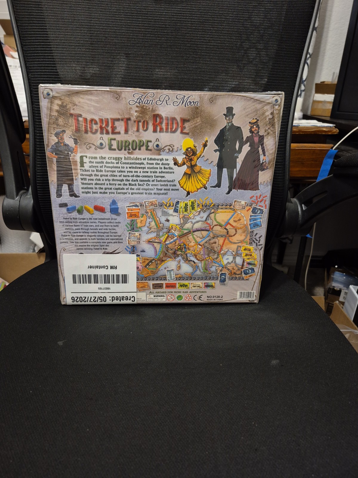 Ticket To Ride Europe Board Game Train Days Of Wonder – New in Box