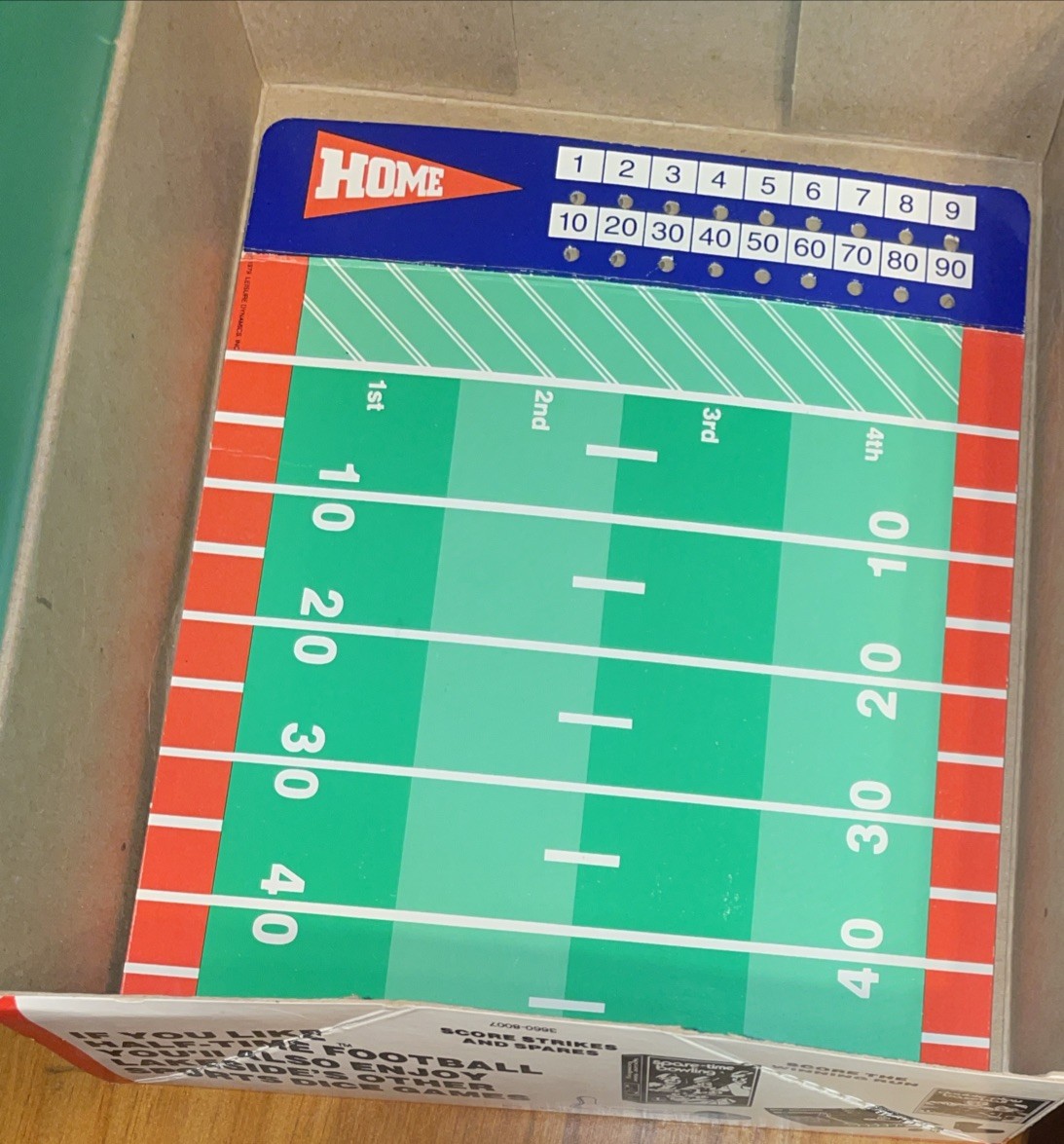Vintage Half-Time Football Game – 8294 Complete – Lakside – Sports Dice in box