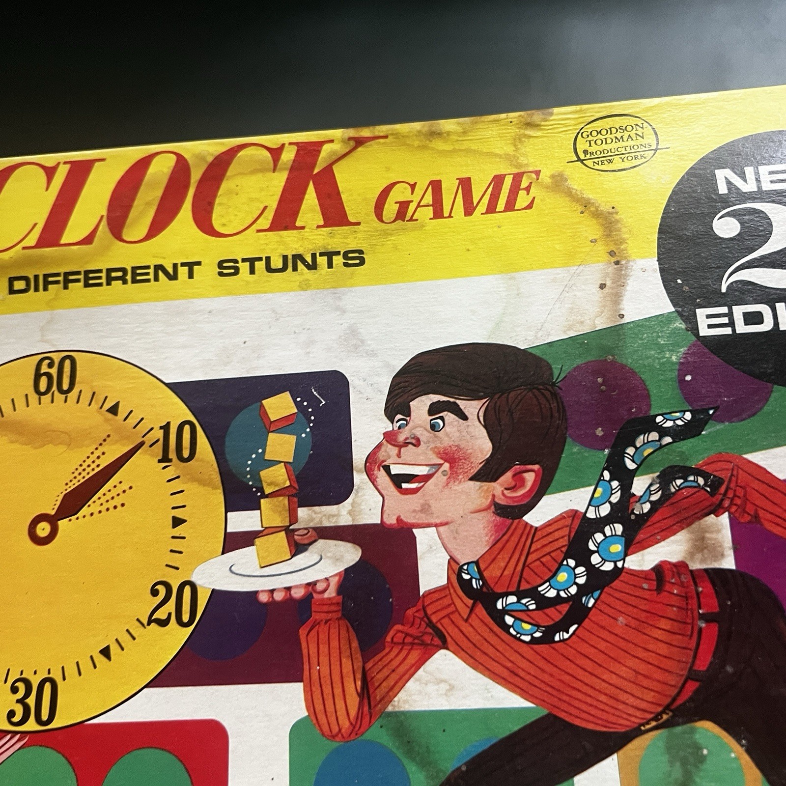 Vintage 1969 Beat The Clock Board Game Milton Bradley Complete TV Show Game VTG