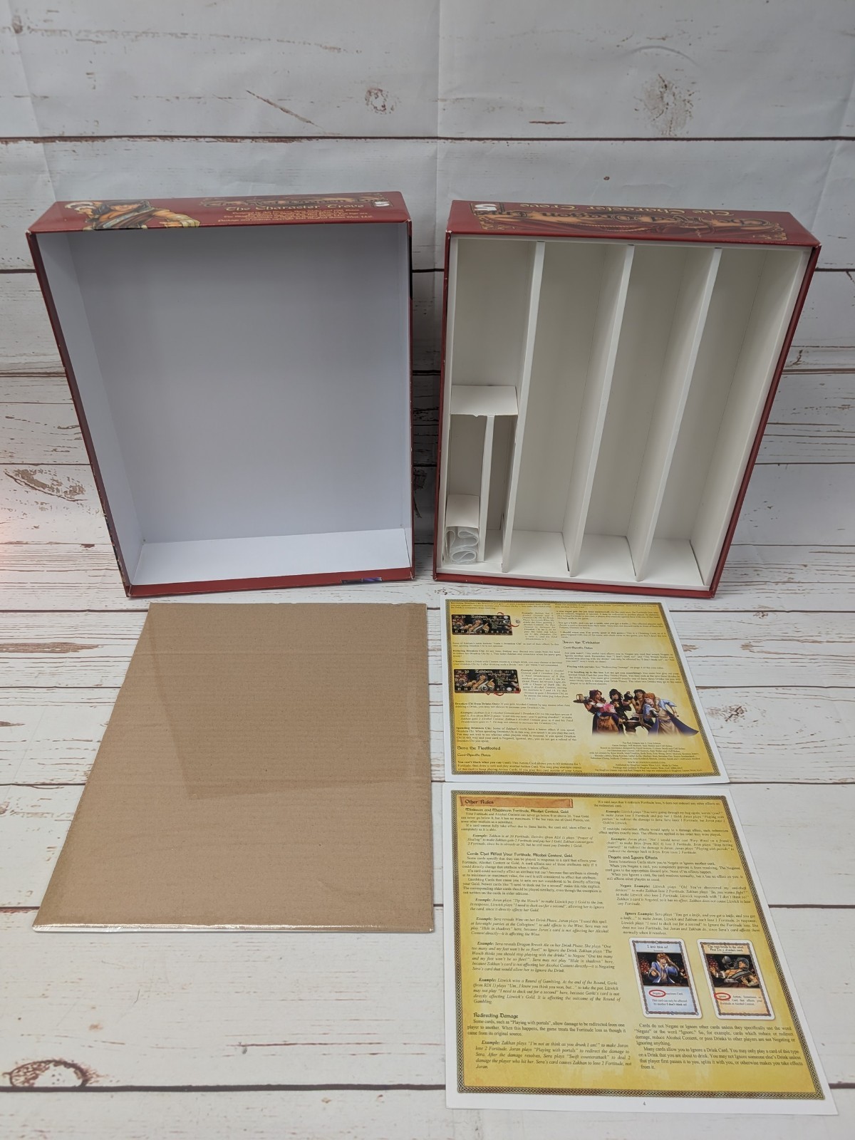 The Red Dragon Inn 5 The Character Trove Cards NIS Open Box Slugfest Games