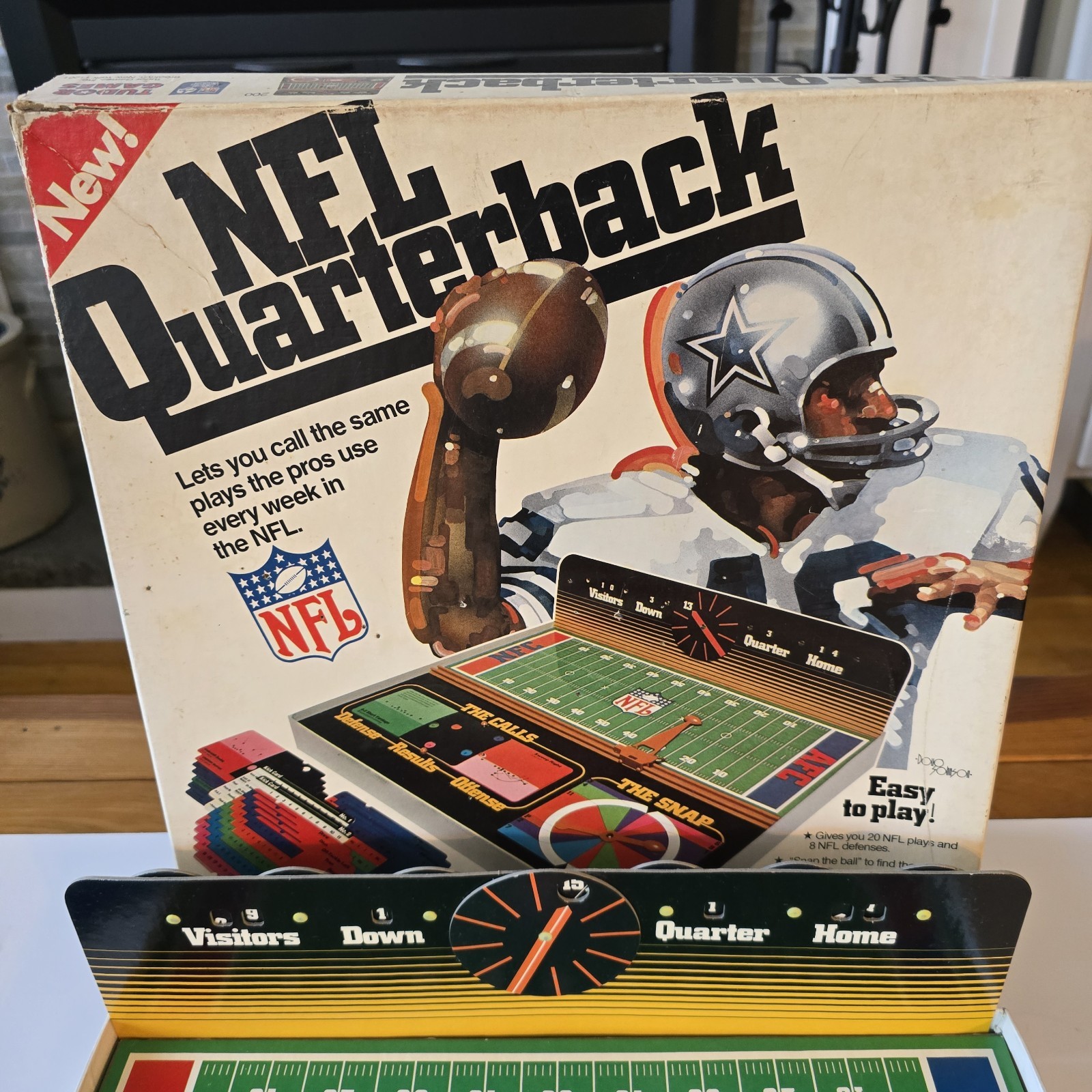 Vintage 1977 Tudor NFL Quarterback Board Game – 100% Playable, Cards Complete