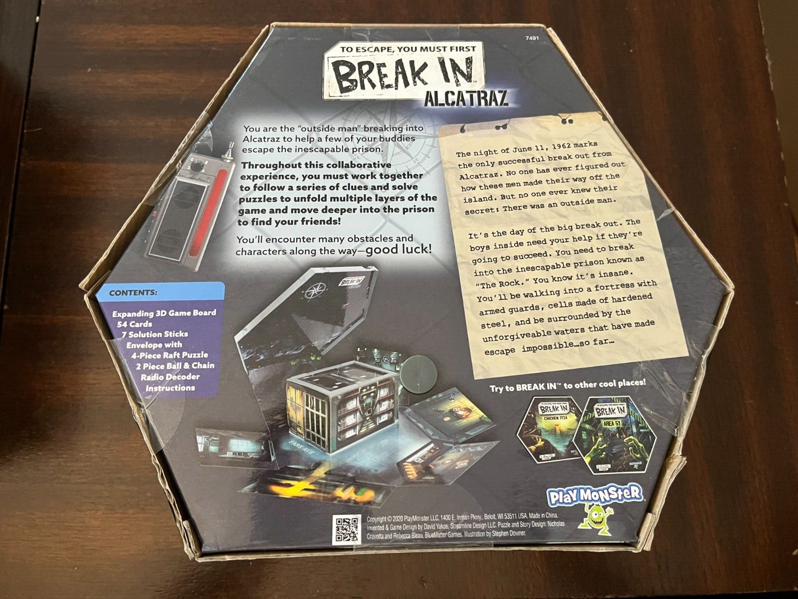 Play Monster Board Game Break In™ Alcatraz NEW SEALED