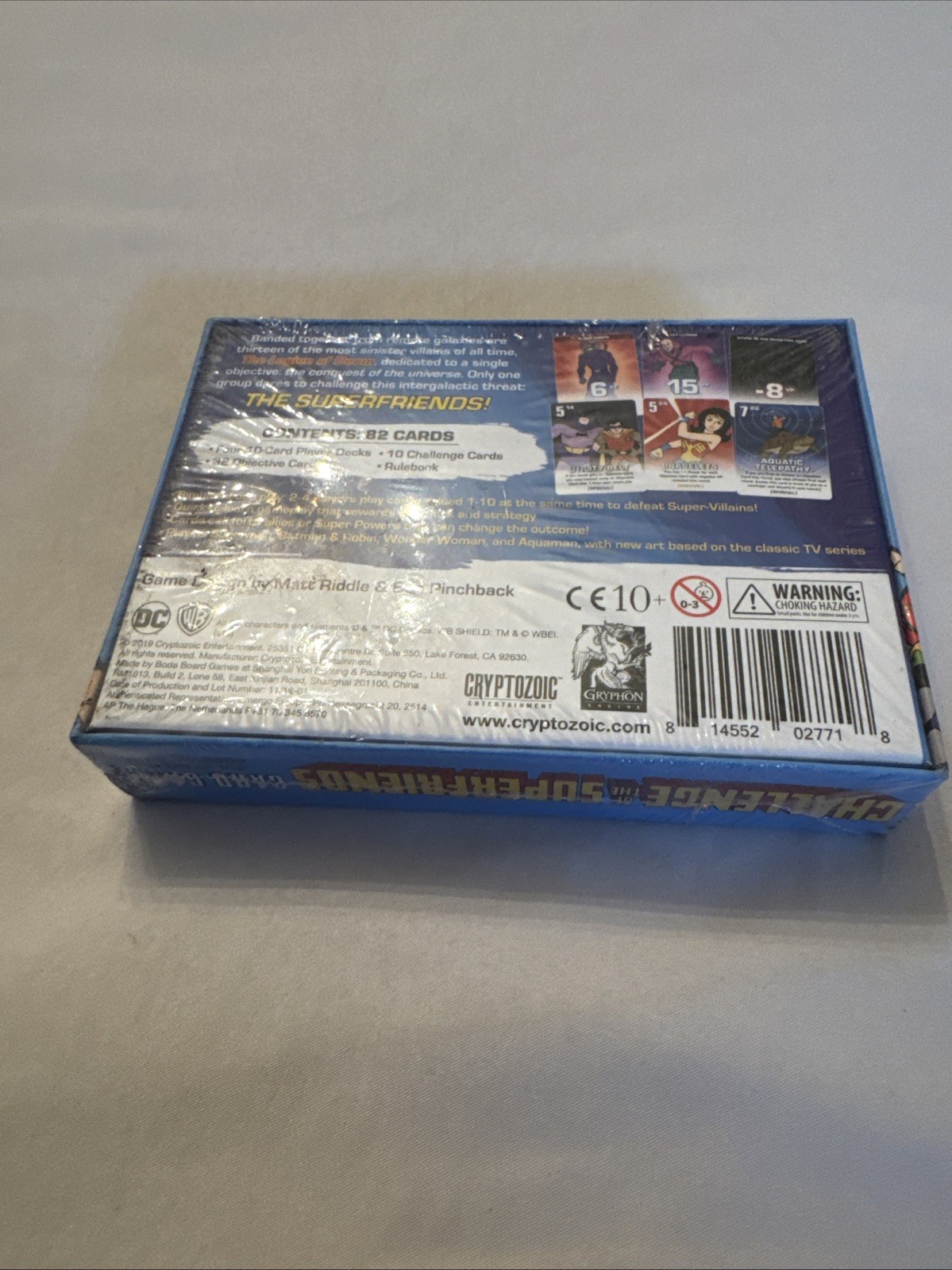 Challenge Of The Superfriends Card Game DC Comics Superman Batman Brand New