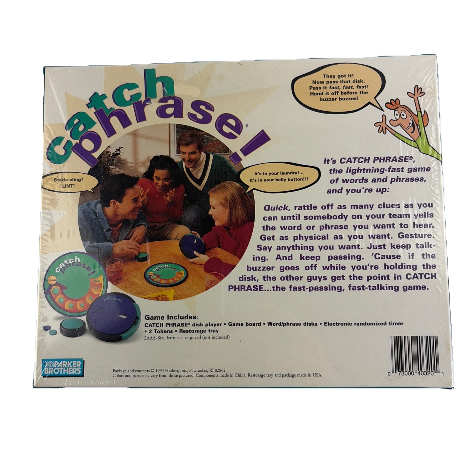 NEW Catch Phrase Parker Brothers Party Adults Board Game 2007 Hasbro SEALED