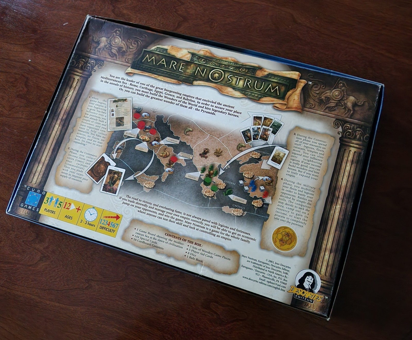 Mare Nostrum board game by Euro Games FREE SHIPPING