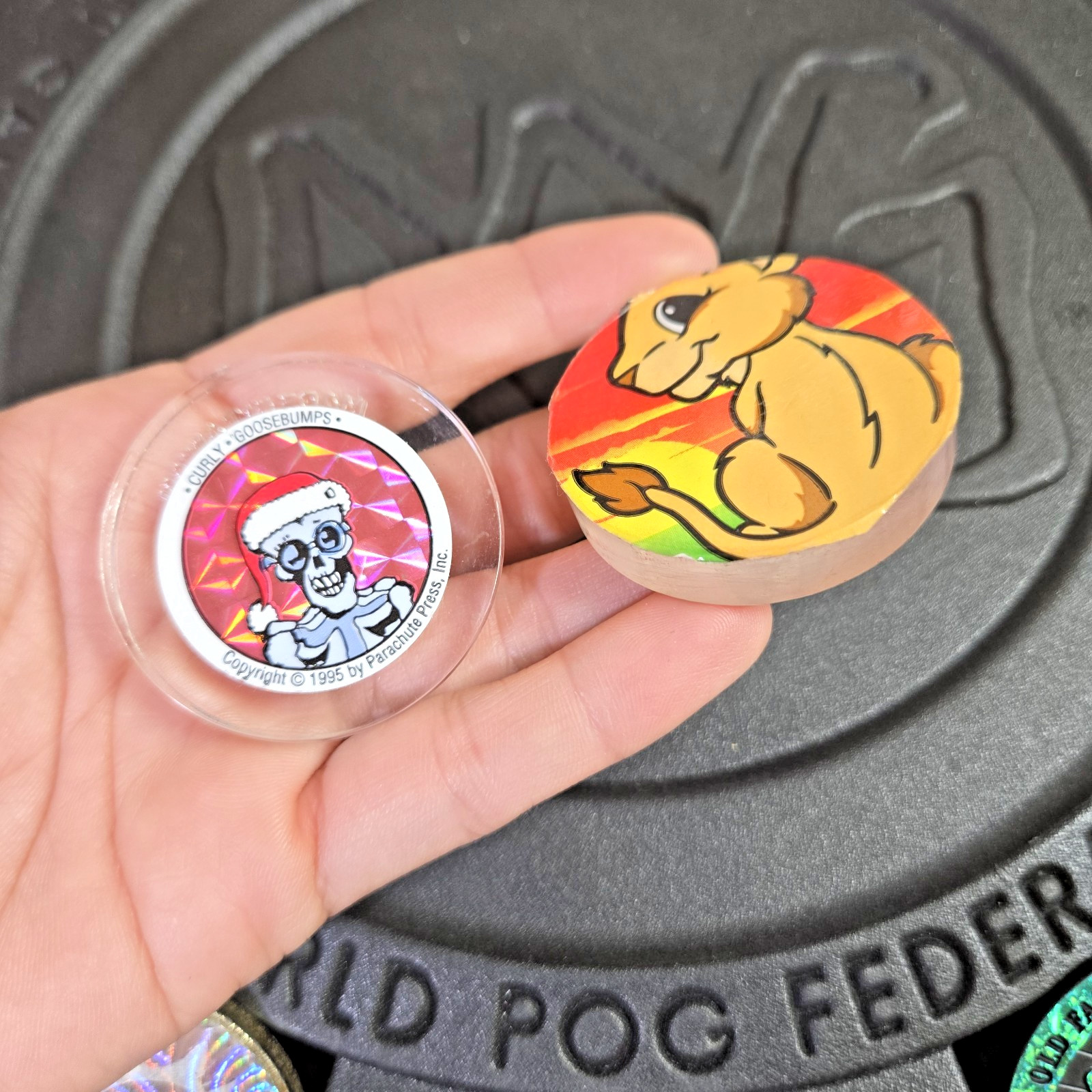 Vintage POG The Game, World POG Federation Milton Bradley Set 200+ POG’s 1995