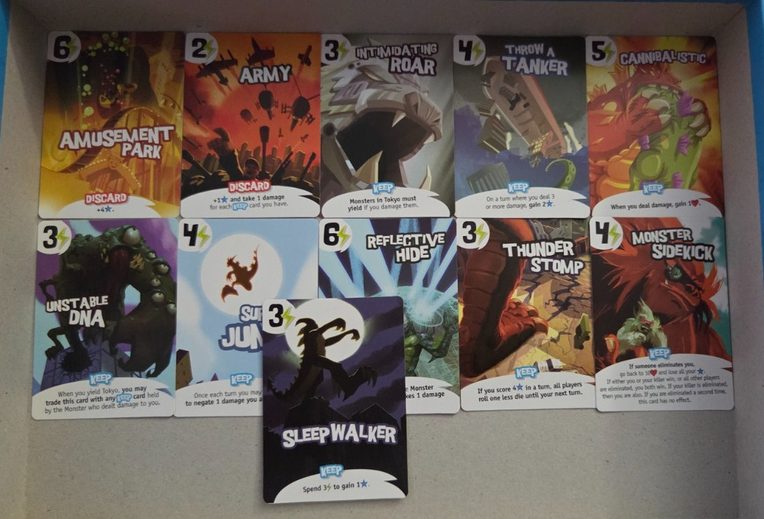 King of Tokyo Complete 11 Card Promo Set Complete Play Prize Iello