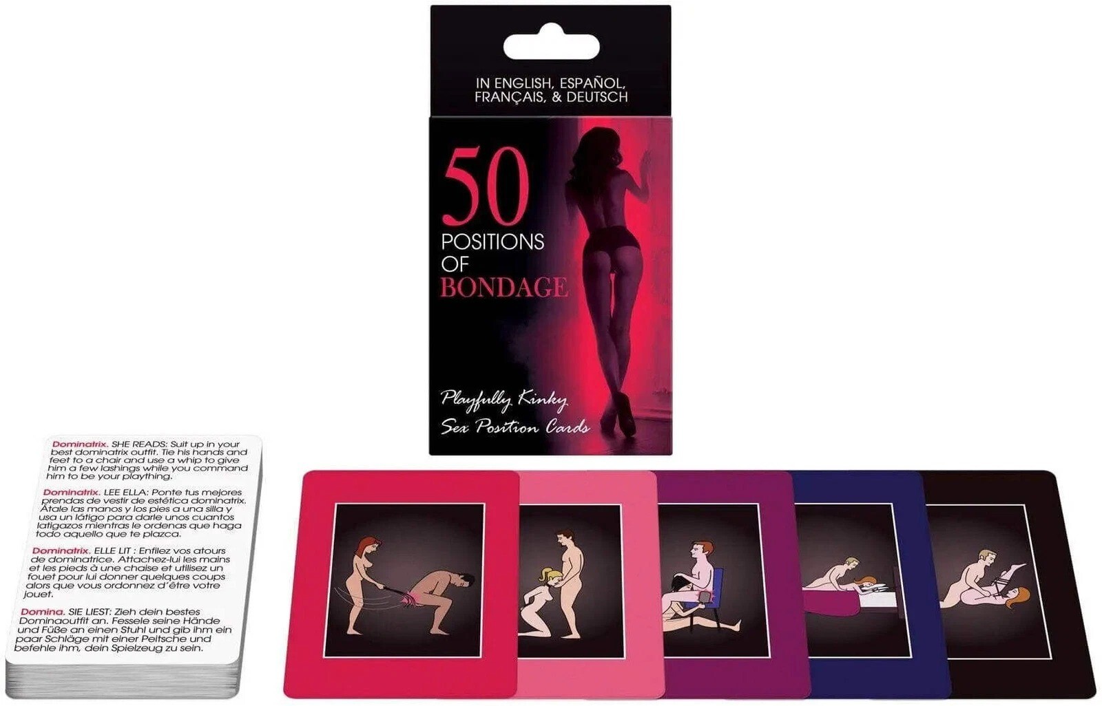 50 Positions Of Bondage Couples foreplay Card Game