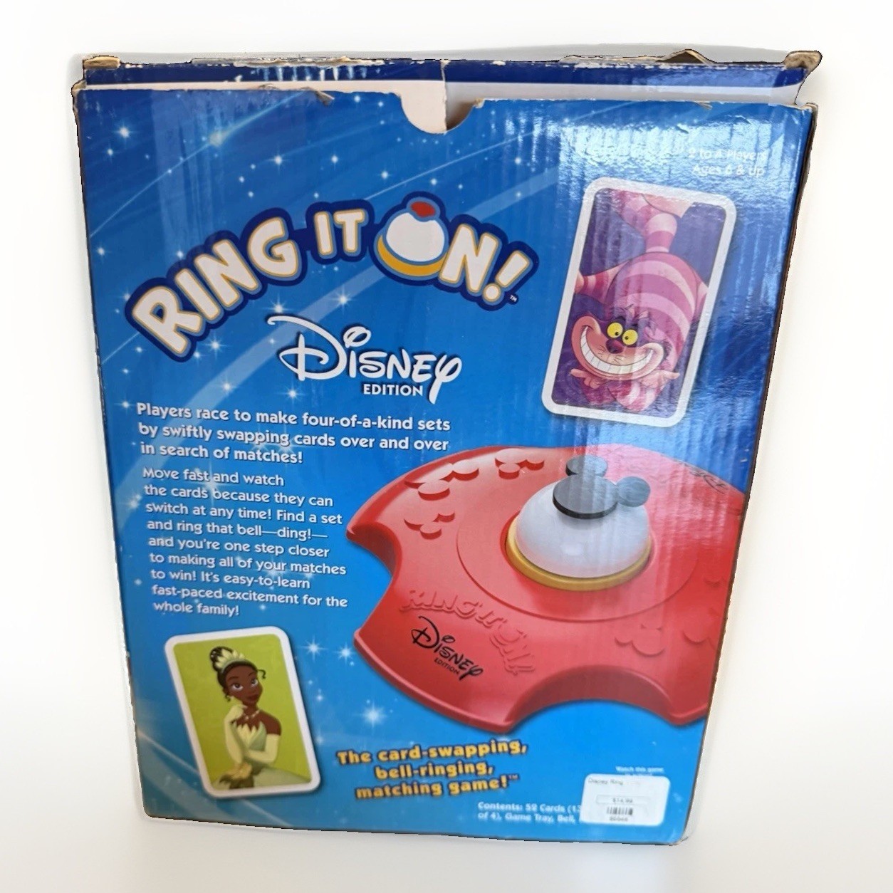PlayMonster Ring It On Disney Edition Card Matching Game Complete OOP Rare