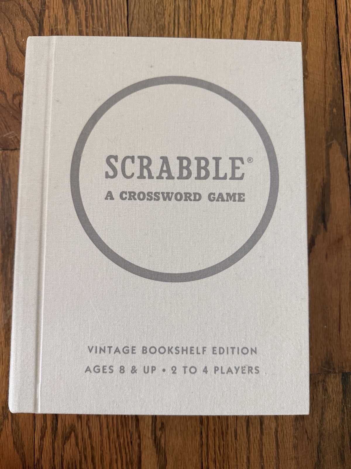 Scrabble Vintage Bookshelf Edition Word Board Game Complete Set 2-4 Players 8+