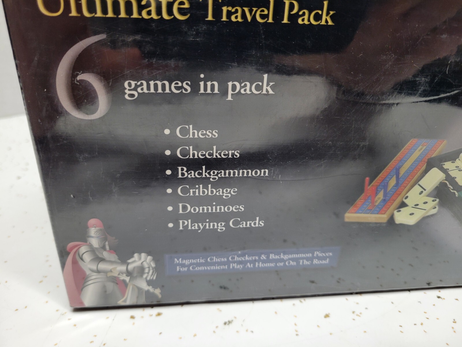 NEW SEALED EXCALIBUR ULTIMATE TRAVEL PACK 6 GAMES IN PACK #520 – Magnetic Pieces