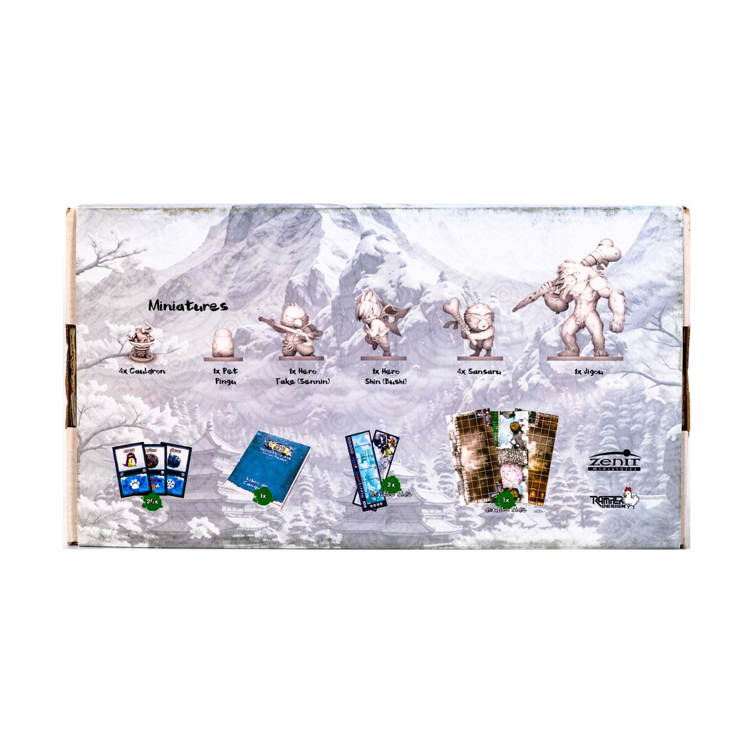 Zenit Board Game Yokai Quest – Secrets of the Snow Peaks Expansion Box VG+/NM