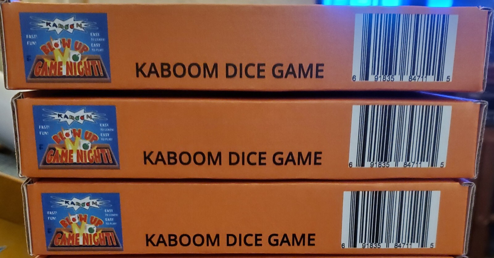 KABOOM DICE GAME Dice Game Fast, Fun, Easy to Play & Learn – Free Shipping