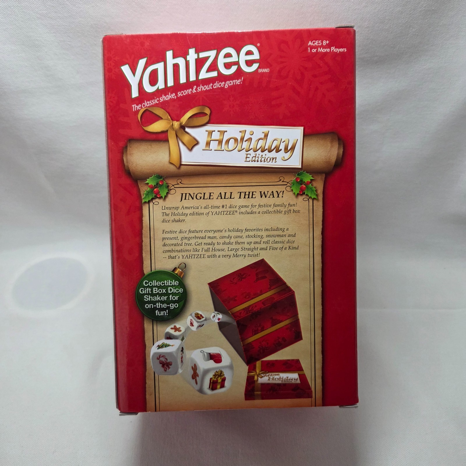 Yahtzee 2011 Christmas Holiday Edition-Family Dice Game-Hasbro-USAopoly-NEW