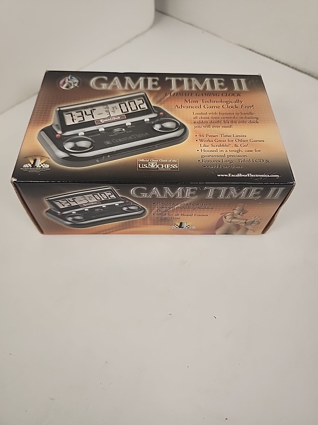 Excalibur Electronics Boardgame Game Time II Official Chess Clock Of USCF CIB