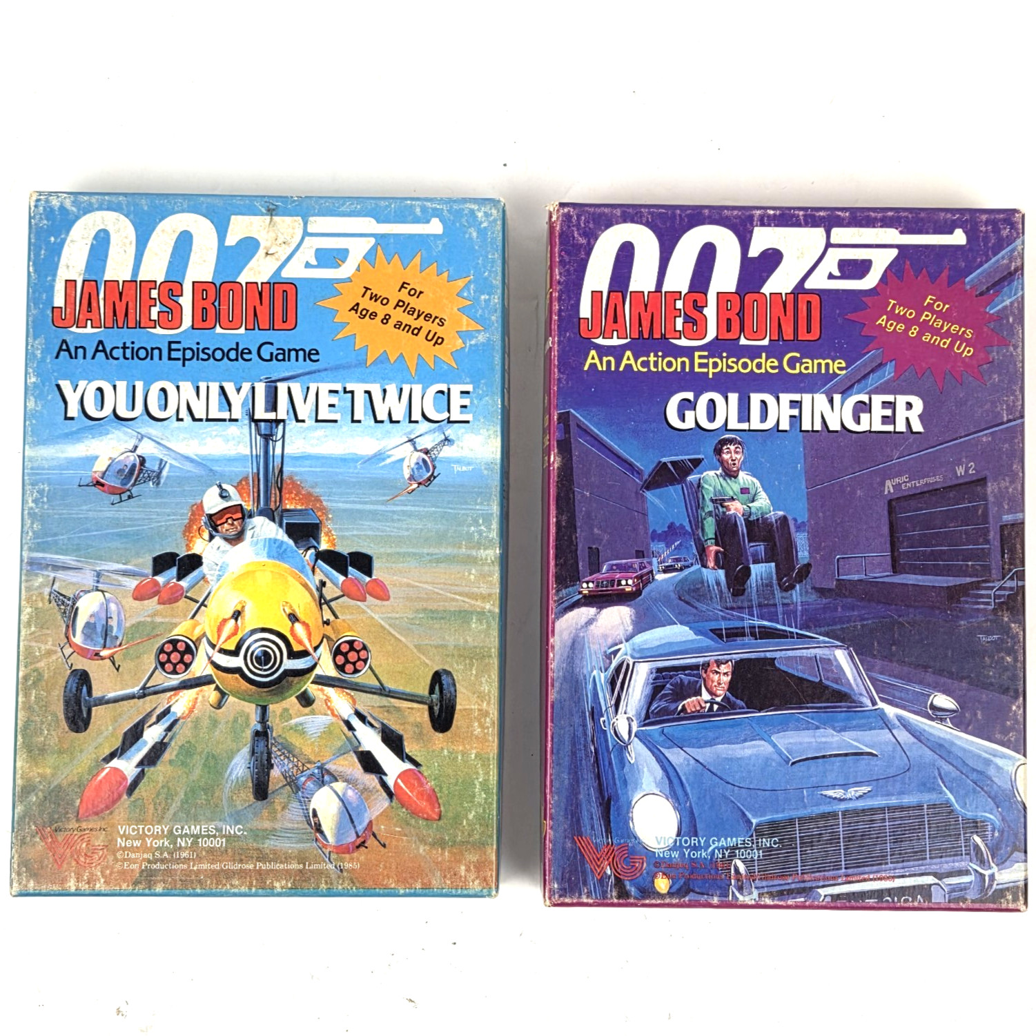 James Bond 007 Goldfinger & You Only Live Twice Action Episode Victory Box Lot 2