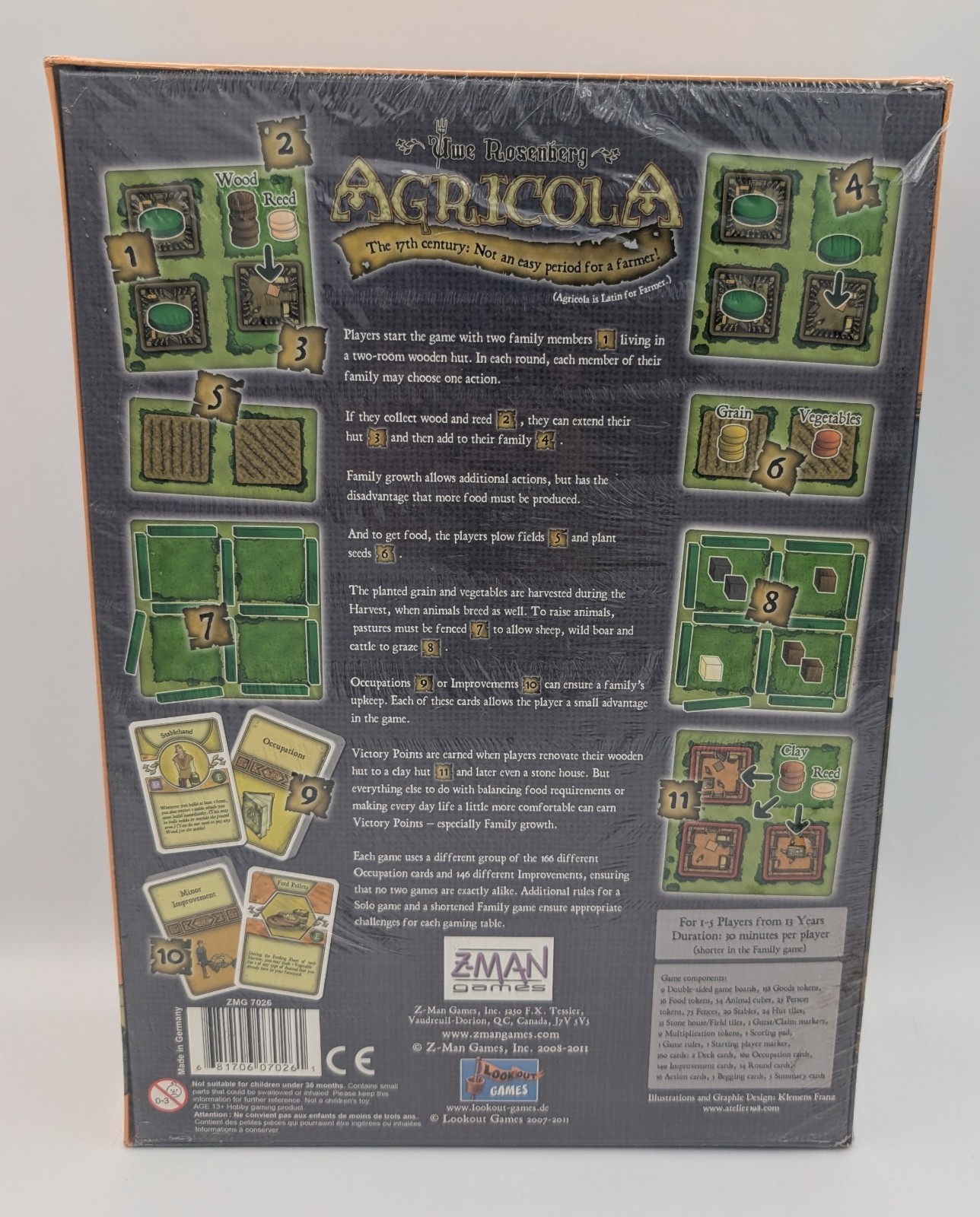 Agricola Board Game (Original 2008 Edition) – NEW & SEALED – Pre-Revised Edition