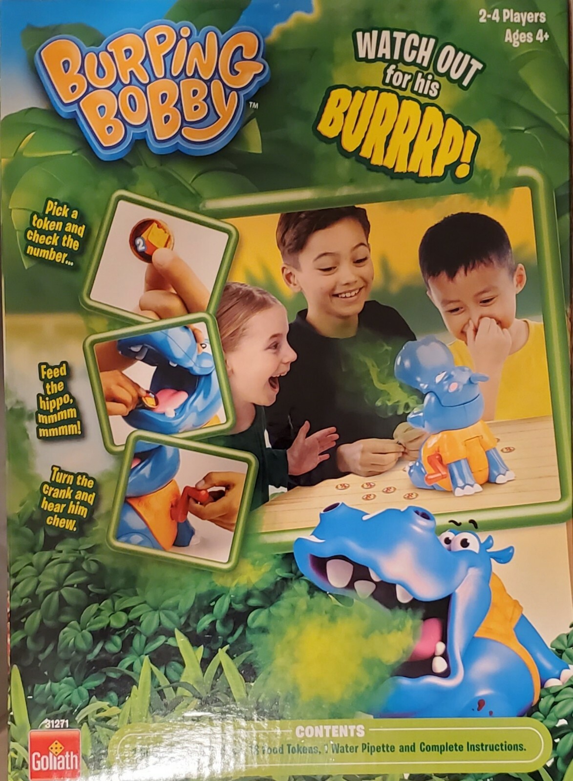 Burping Bobby – The Feed The Hippo But Watch Out for His Burp!