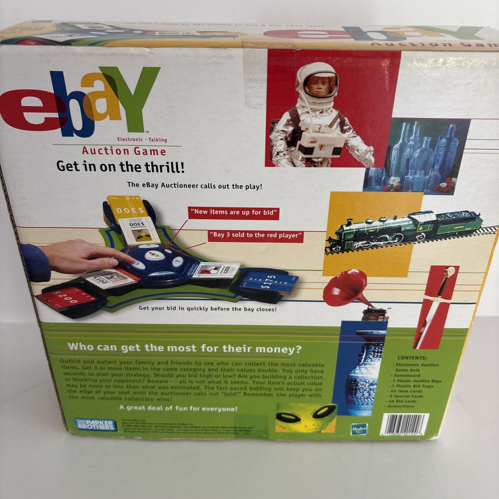 Vintage 2001 Parker Brothers Ebay Auction Board Game NEW SEALED