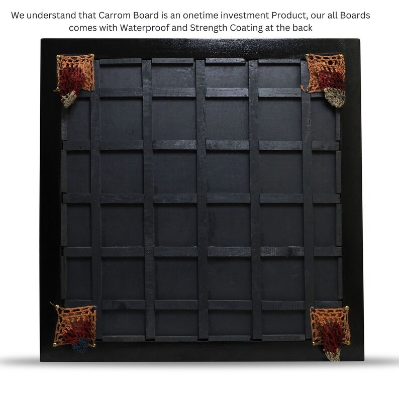Carrom Board 35 INCH Full Size with 1.5″ Border (Super) with STRICKER