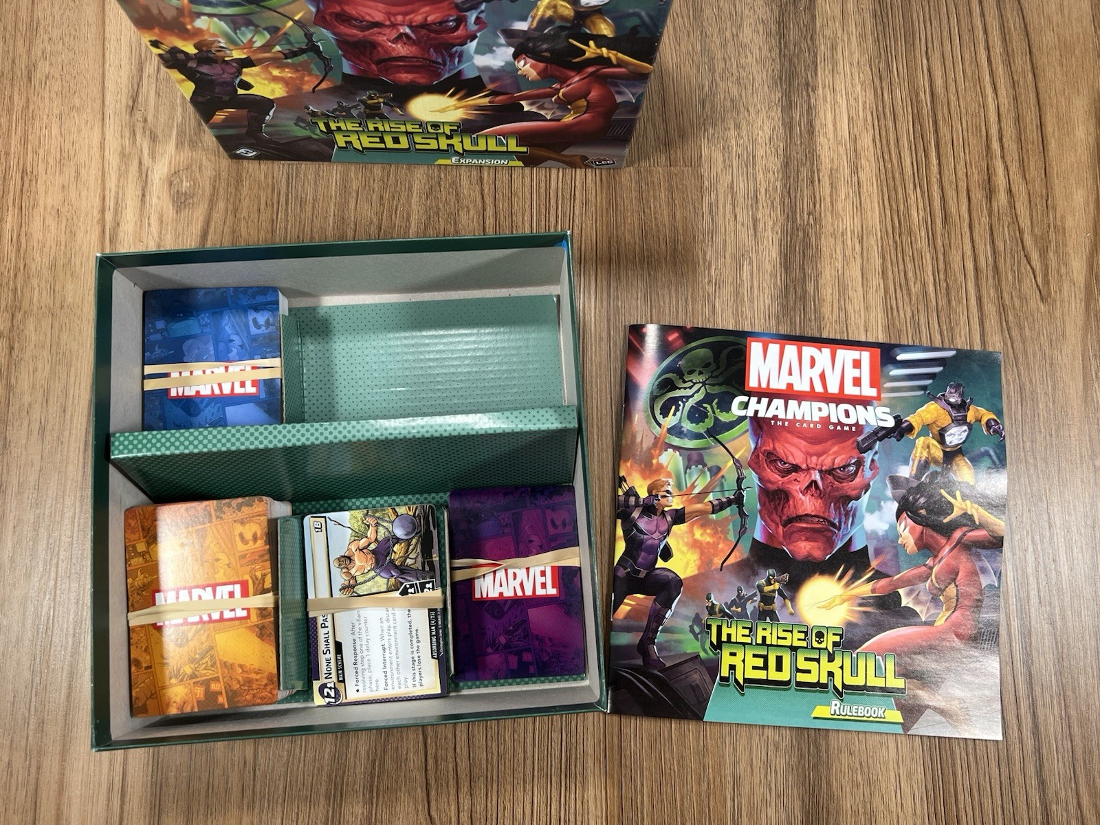 Marvel Champions The Card Game + Rise of Red Skull Expansion