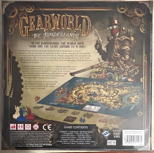 Gearworld the Borderlands FACTORY SEALED board game by Fantasy Flight Games