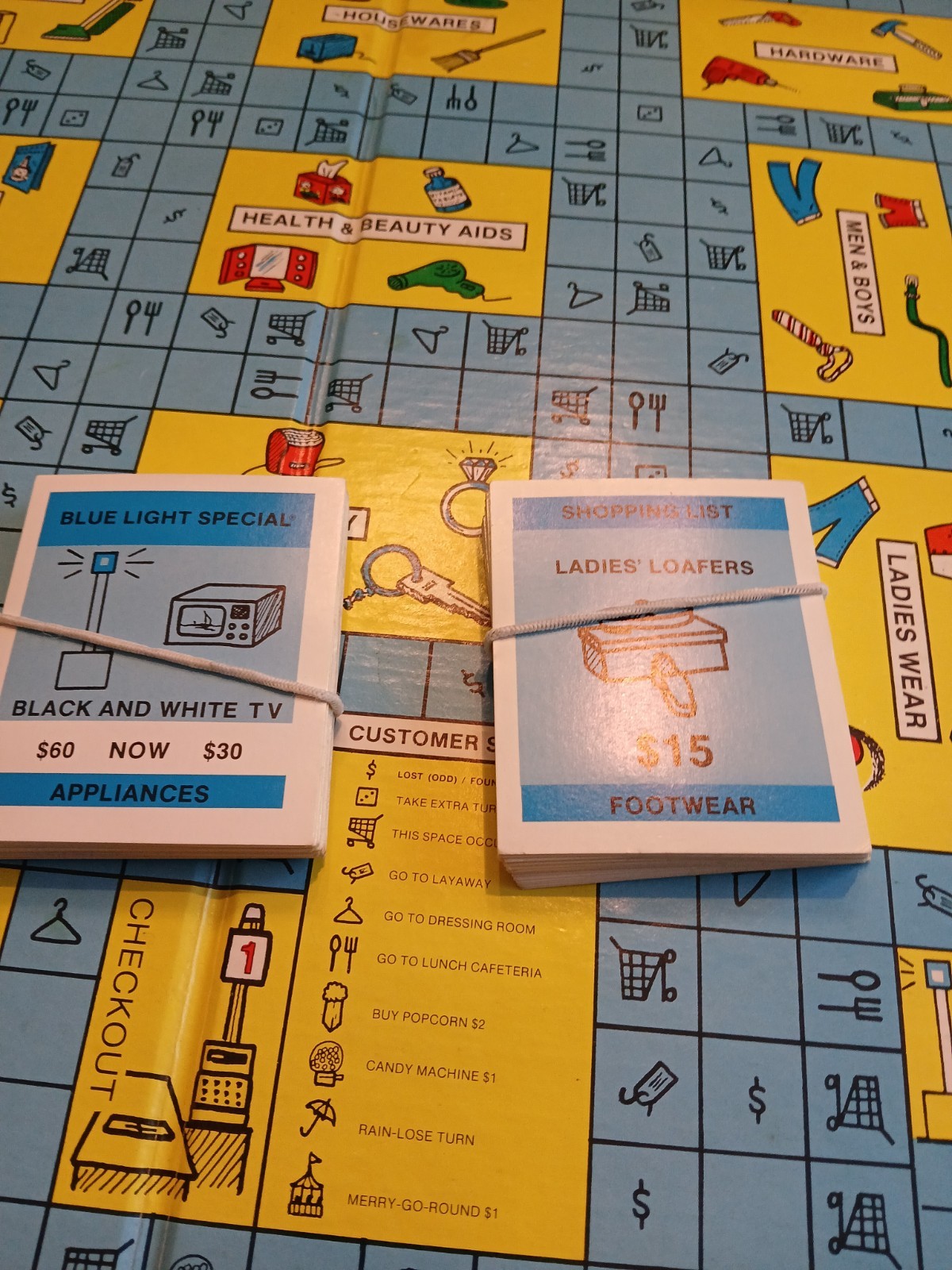 BLUE LIGHT SPECIAL BOARD GAME BY JOHNSTON GAMES 1986.