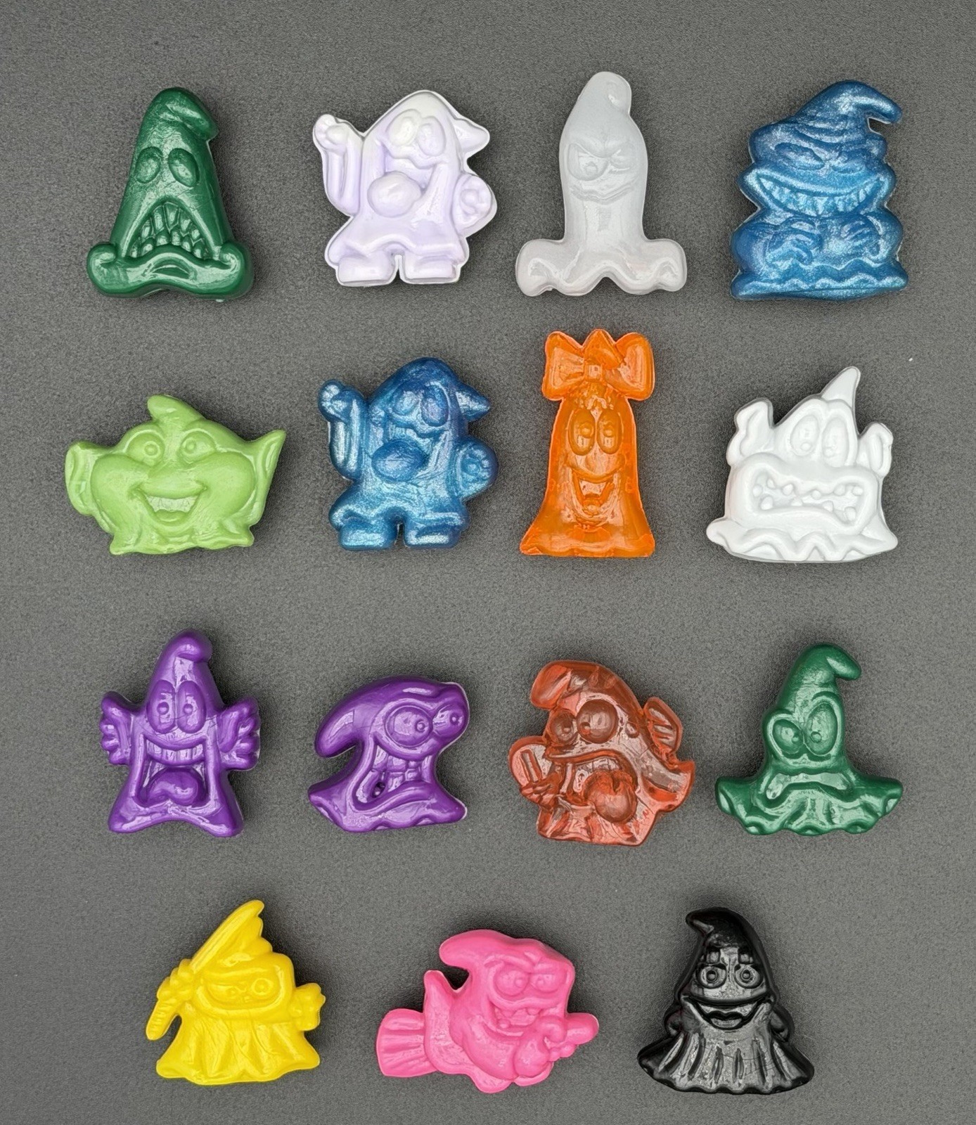 Lot 15 Gogo’s Crazy Bones Ghost Series 2004 Assorted Figures