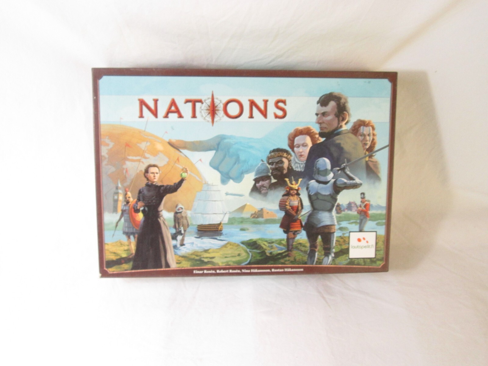 Nations (Board Game, 2013) strategy civilization Lautapelit Asmodee COMPLETE