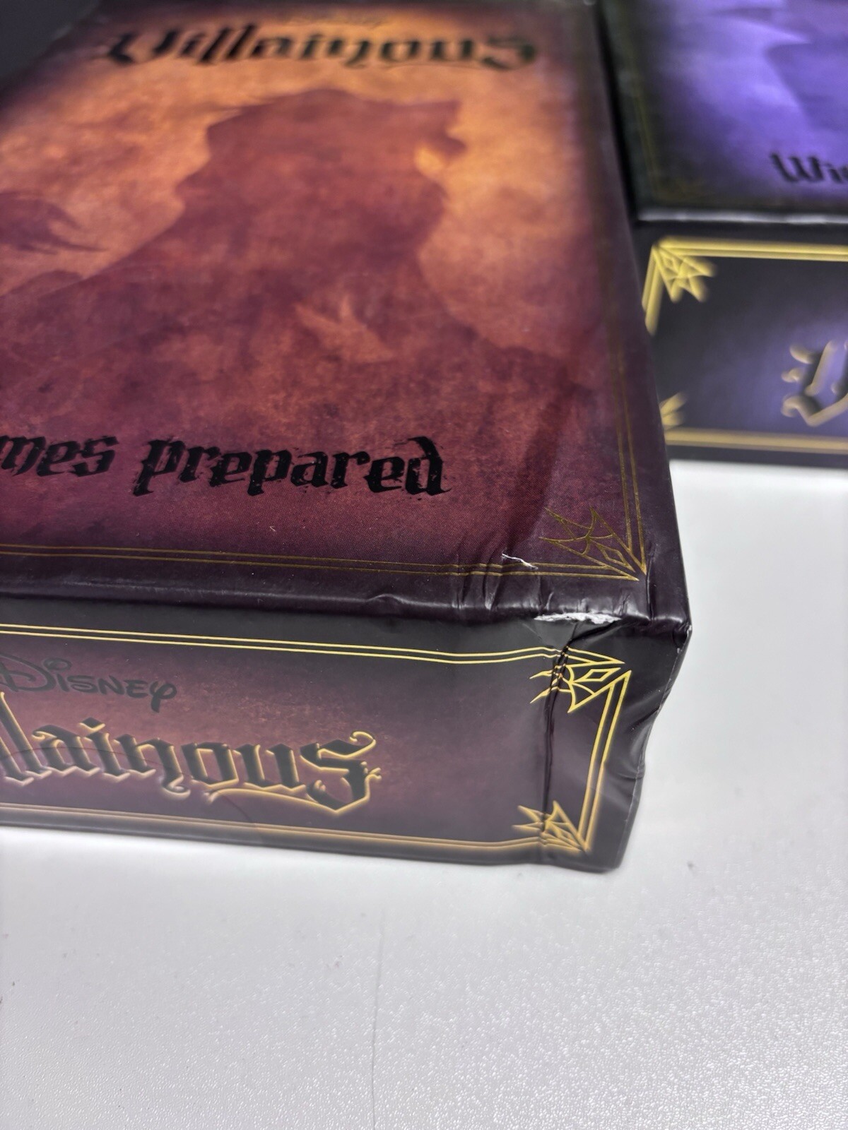 Disney VILLAINOUS Board Game w/2 Expansions (Wicked to the Core, Evil Prepared)
